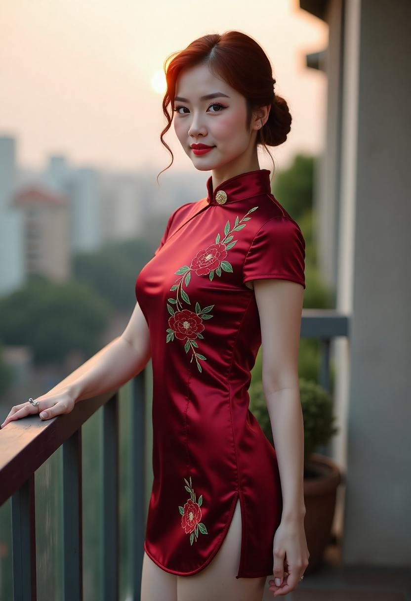 神木庭院的午后